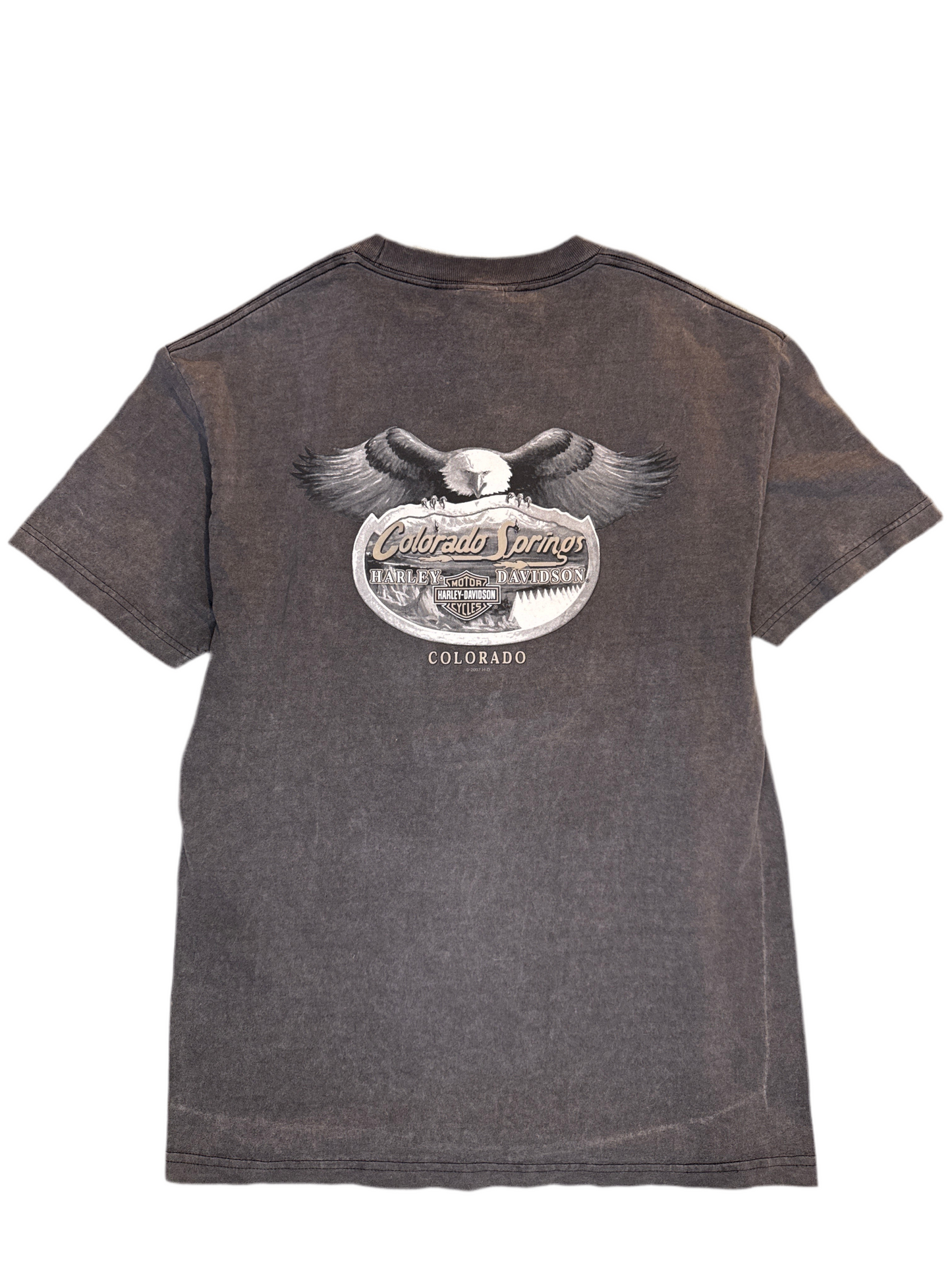 Y2K Harley Davidson Colorado Springs CO Shirt- L