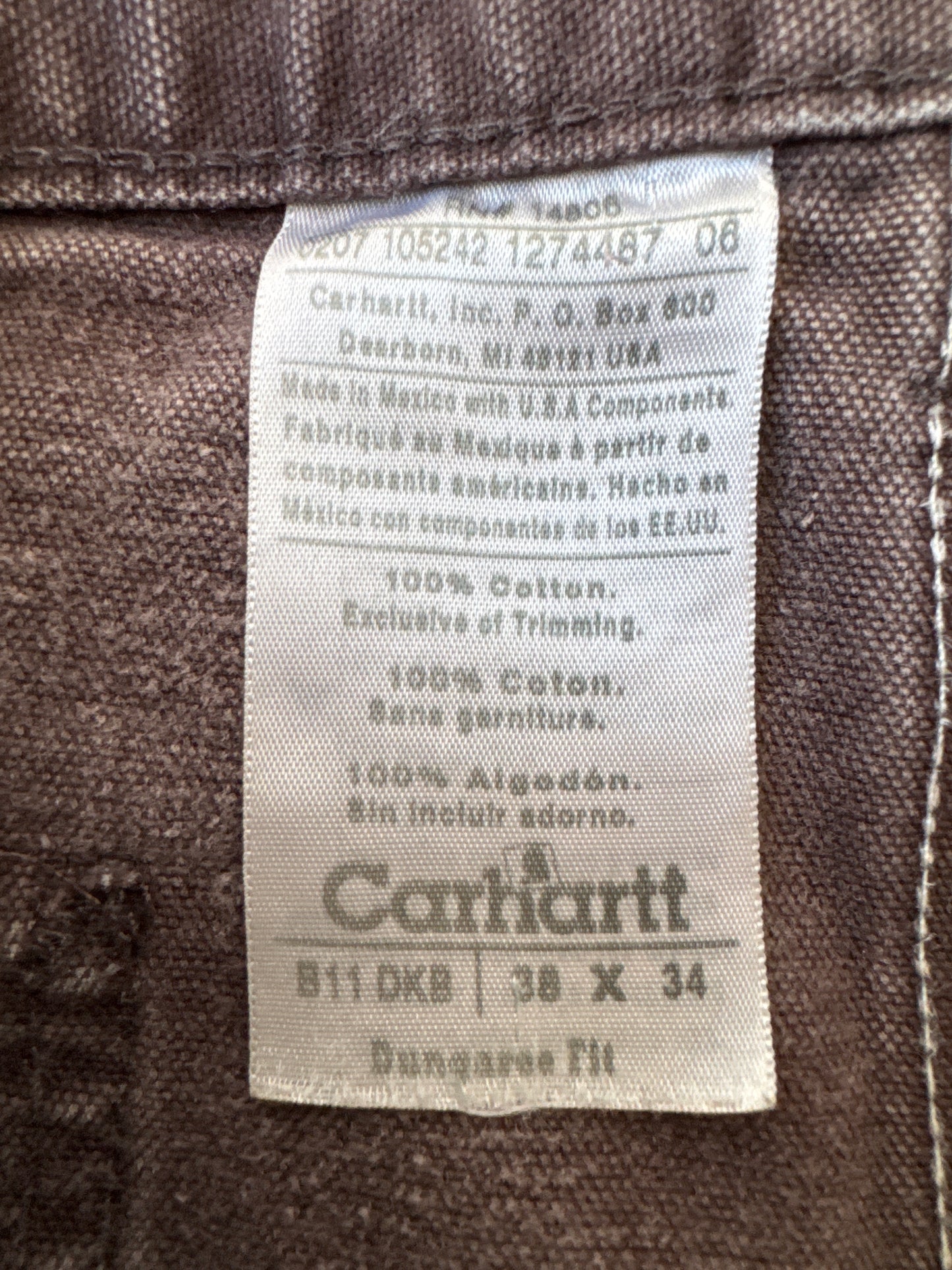 Carhartt Carpenter Pants- 38x34