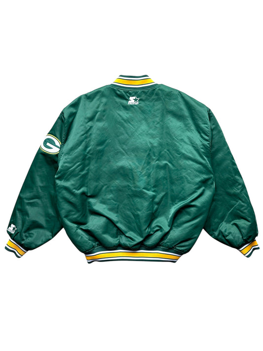 Starter Green Bay Packers Satin Jacket- XXL