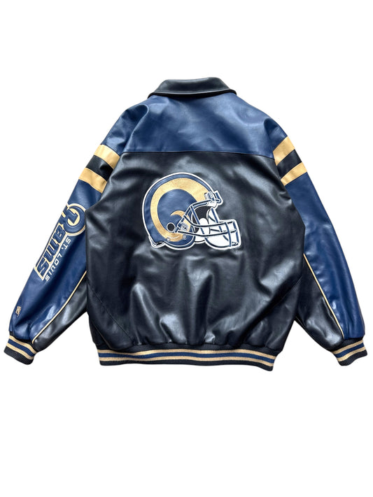 NFL St. Louis Rams Leather Jacket- XL