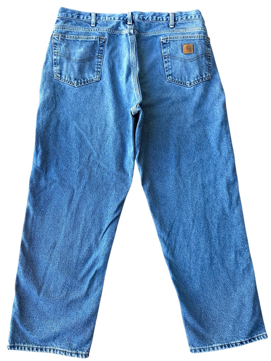 Carhartt Flannel Lined Jeans- 40x30