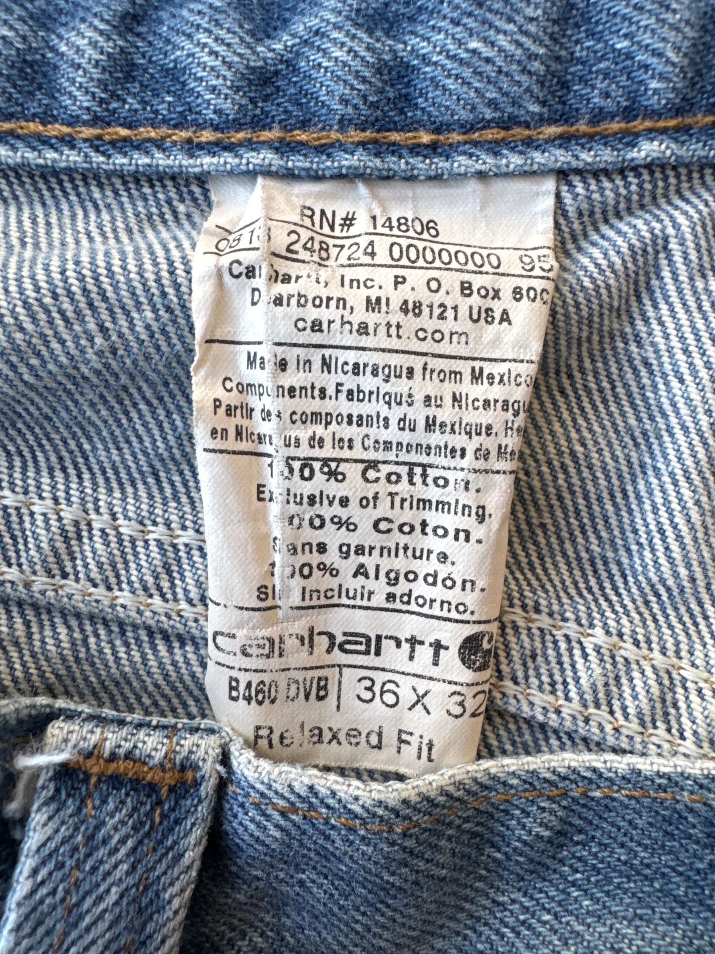 Carhartt Jeans- 36x28 Hemmed