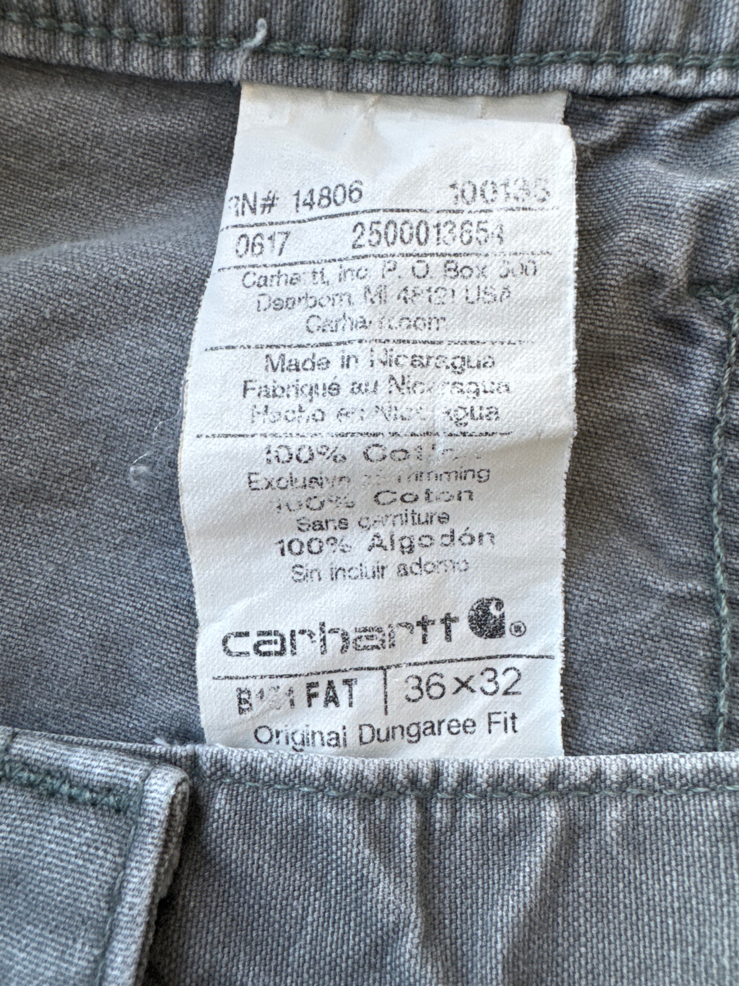 Carhartt Carpenter Pants- 36x32