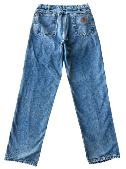 Carhartt Flannel Lined Jeans- 33x34