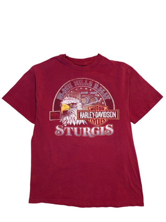 1995 Harley Davidson Black Hills Rally Shirt- L