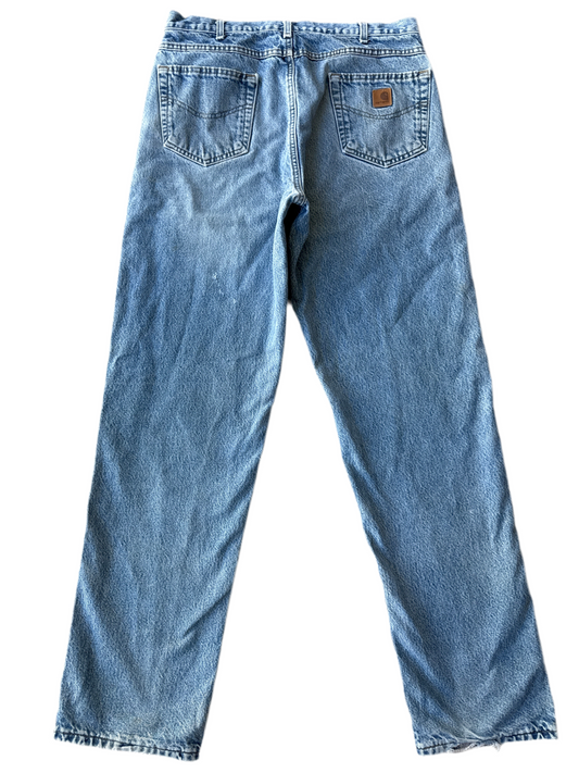Carhartt Flannel Lined Jeans- 36x36