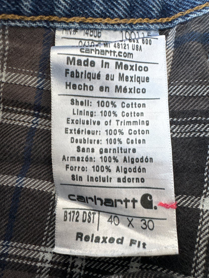 Carhartt Flannel Lined Jeans- 40x30