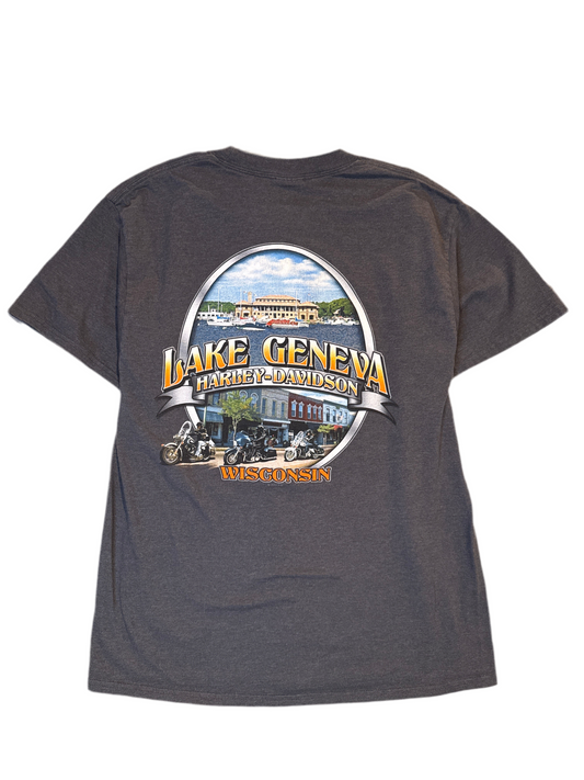 Harley Davidson Lake Geneva WI Shirt- XL